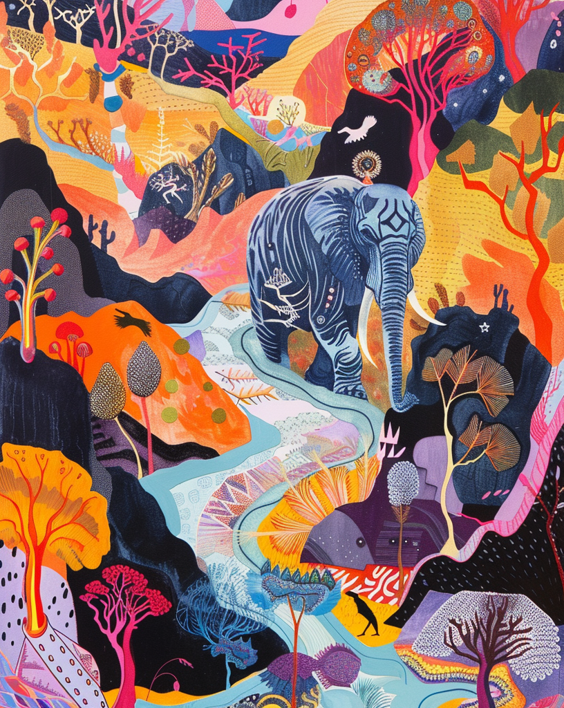lolimari_a_clean_gouache_elephants2