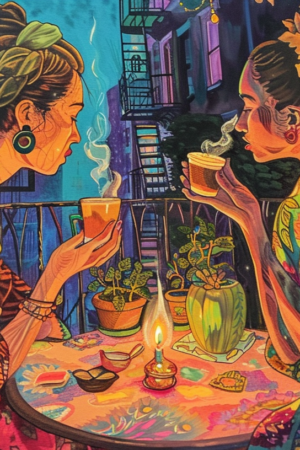 Sisterhood on a Brooklyn Fire Escape (2025)