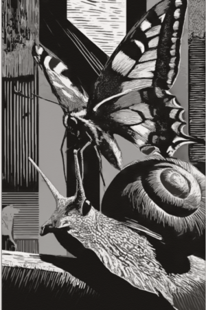 Snail & Butterfly